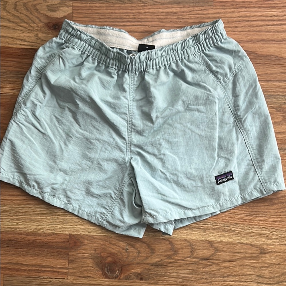 Patagonia Blue Athletic Shorts Lightweight Quick-Dry